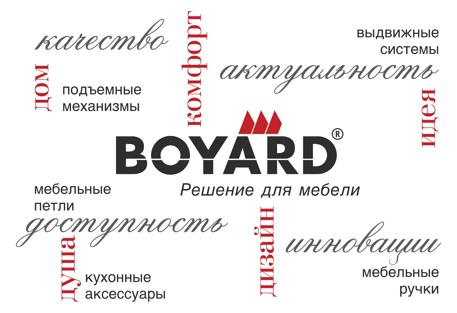  мебельную фурнитуру Boyard(Боярд) в Минске